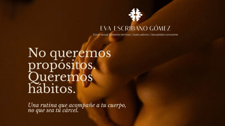 No queremos propósitos. Queremos hábitos.