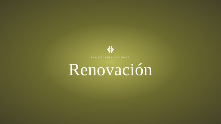 Renovación
